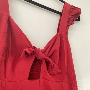 L*space red jumpsuit